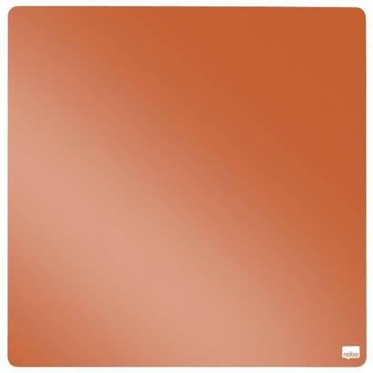 nobo-tile-mini-pizarra-magnetica-360x360mm-sin-marco-variedad-de-colores-almohadillas-e-imanes-diseno-creativo-y-colorido-naranj