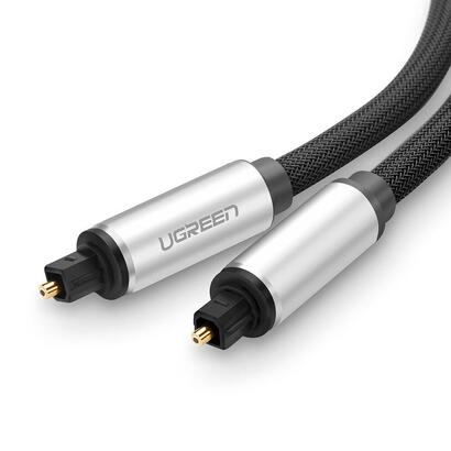 ugreen-av108-cable-optico-de-audio-toslink-trenzado-de-aluminio-1-m-gris