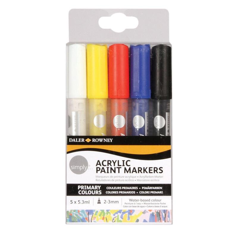 daler-rowney-simply-pack-de-5-rotuladores-acrilicos-secado-rapido-base-de-agua-colores-surtidos