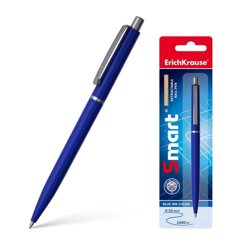 erichkrause-boligrafo-automatico-smart-recargable-con-clip-metalico-punta-de-07mm-tinta-de-secado-rapido-color-azul