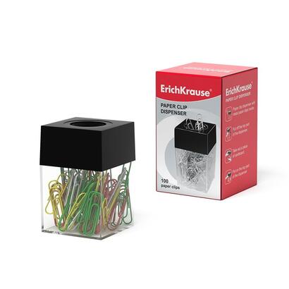 erichkrause-dispensador-de-clips-compacto-y-elegante-incluye-100-clips-de-colores-color-negro