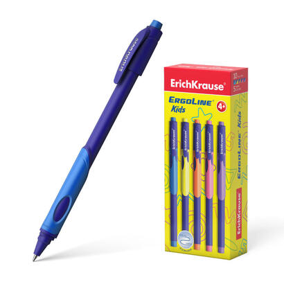 pack-de-10-unidades-erichkrause-boligrafo-ergoline-kids-ultra-glide-technology-tinta-color-azul