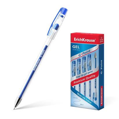 pack-de-12-unidades-erichkrause-boligrafo-de-gel-g-point-punta-de-aguja-de-038mm-tinta-de-gel-de-secado-rapido-cuerpo-transparen