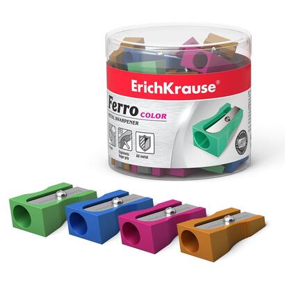 pack-de-48-unidades-erichkrause-ferro-color-sacapuntas-de-aluminio-con-agarre-ergonomico-orificio-de-8mm-cuchilla-de-acero-al-ca