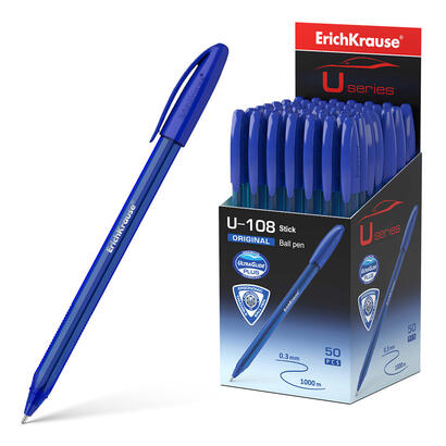 pack-de-50-unidades-erichkrause-boligrafo-u-108-original-stick-ultra-glide-technology-tinta-azul