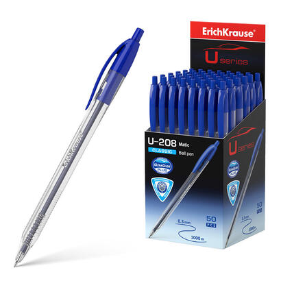 pack-de-50-unidades-erichkrause-boligrafo-automatico-u-208-classic-matic-ultra-glide-technology-cuerpo-transparente-con-grip-col