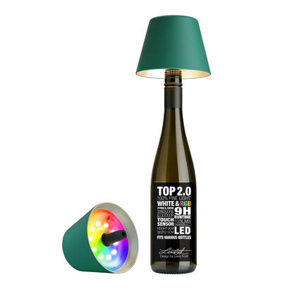 lampara-sompex-top-20-de-mesa-bombillas-no-reemplazables-13-w-led-g-verde