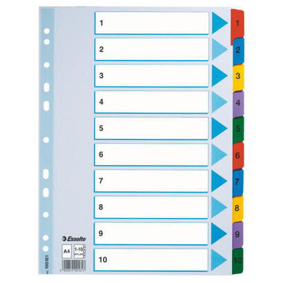 esselte-indice-de-carton-con-pestanas-reforzadas-a4-numeradas-1-10-multicolor