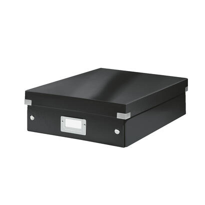 leitz-caja-organizadora-mediana-click-store-wow-2-4-compartimentos-negro