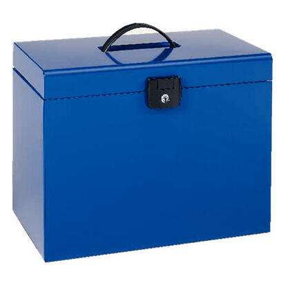 esselte-home-box-a4-maletin-metalico-con-5-carpetas-azul-con-asa-y-cerradura-con-llave