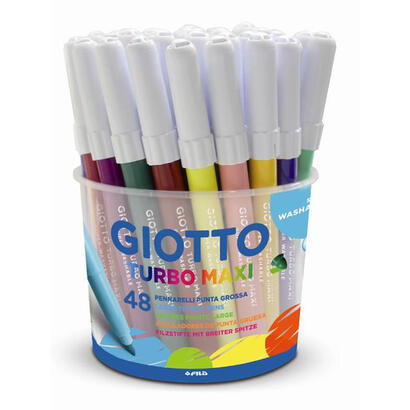 giotto-rotuladores-turbo-maxi-bote-48-colores-surtidos