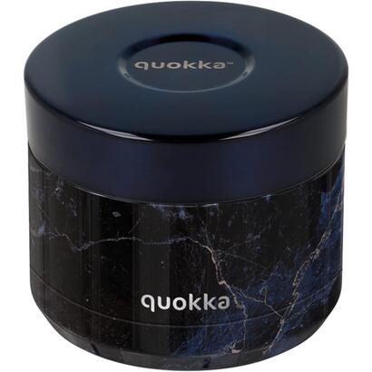 quokka-recipiente-comida-termico-acero-inoxidable-whim-black-marble-369-ml