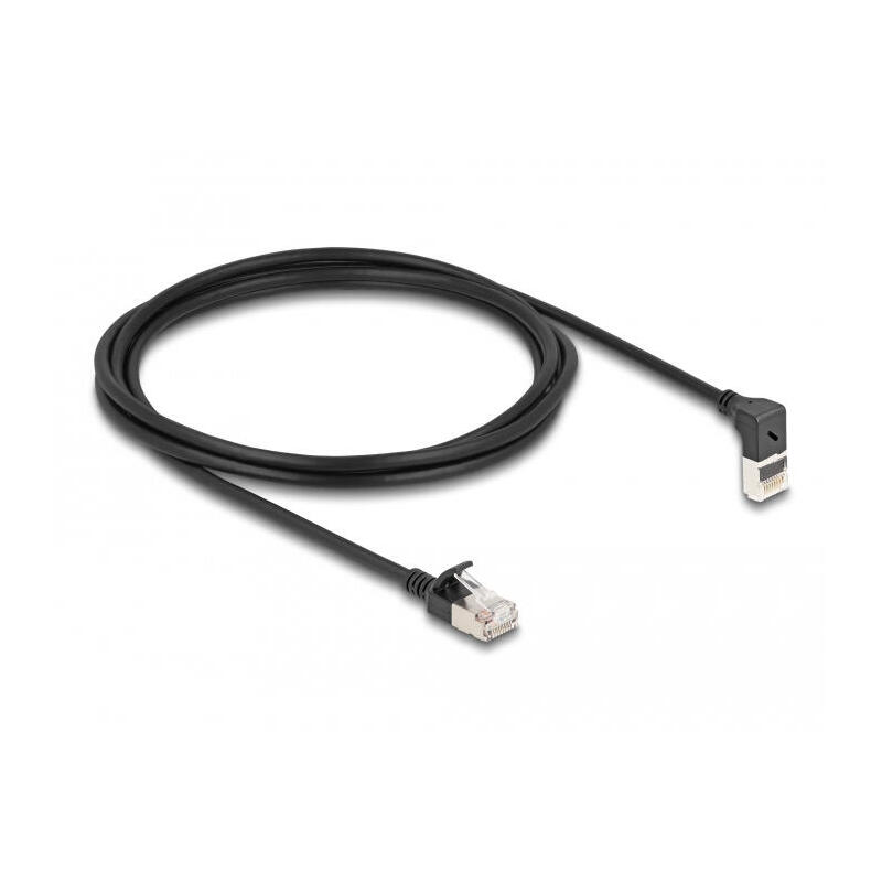 delock-cable-de-red-rj45-cat6a-sftp-slim-90-oben-angular-gerade-2-m delock-cable-de-red-rj45-cat6a-sftp-slim-90-oben-angular-gerade-2-m