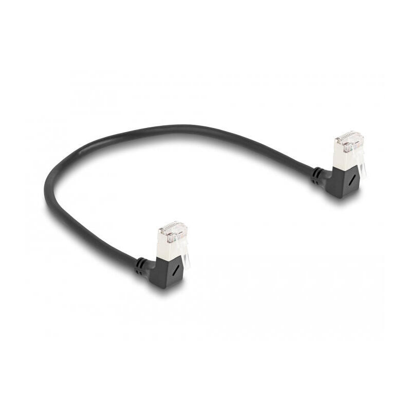 delock-cable-de-red-rj45-cat6a-sftp-slim-90-unten-unten-angular-025-m