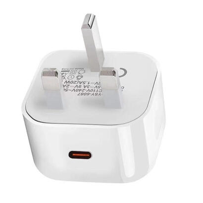 home-charger-uk-pd-20w-1-x-usb-c-input-230v-uk-plug-output-pd-30-20w-white-warranty-24m
