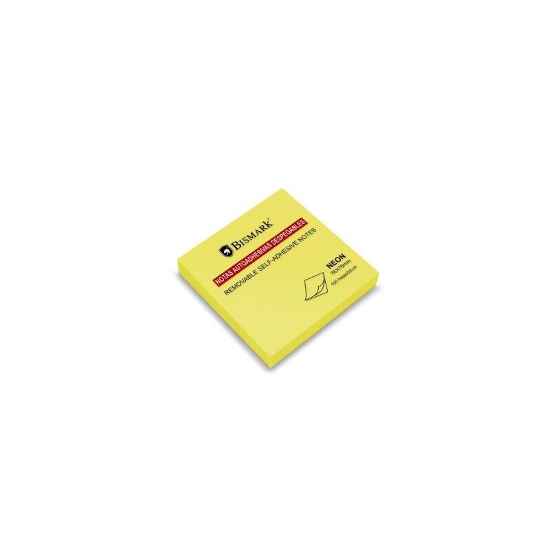 pack-de-12-unidades-bismark-bloc-de-100-notas-adhesivas-76x76mm-color-amarillo-neon