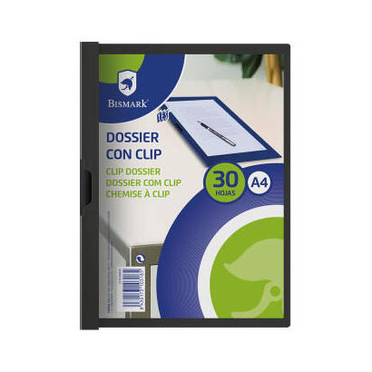 pack-de-5-unidades-bismark-dossier-con-clip-tamano-a4-hasta-30-hojas