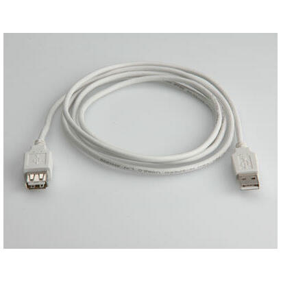 value-usb20-cable-a-a-mf-white-18m