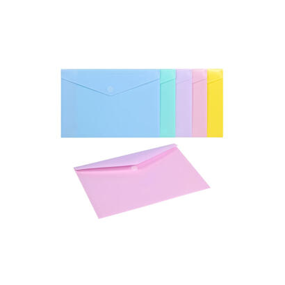 carchivo-sobre-folio-cvelcro-pp-soft-200-micras-pack-10-csurtidos-pastel