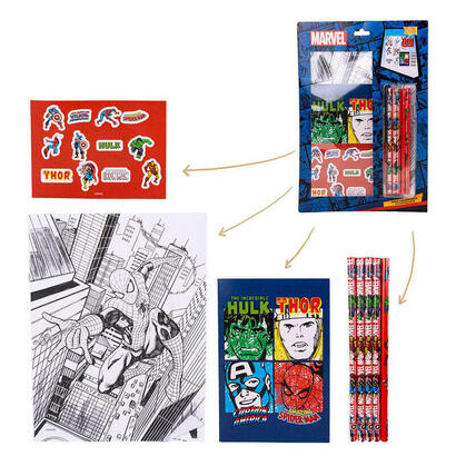 set-papeleria-coloreable-vengadores-avengers-marvel