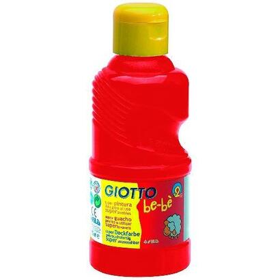 giotto-tempera-be-be-para-ninos-botella-250ml-rojo