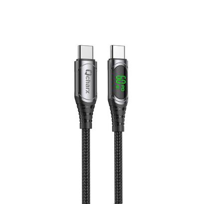 cable-qcharx-ibiza-tipo-c-a-tipo-c-3a-60w-1-m-aleacion-aluminio-negro-cable-suave-digital-display