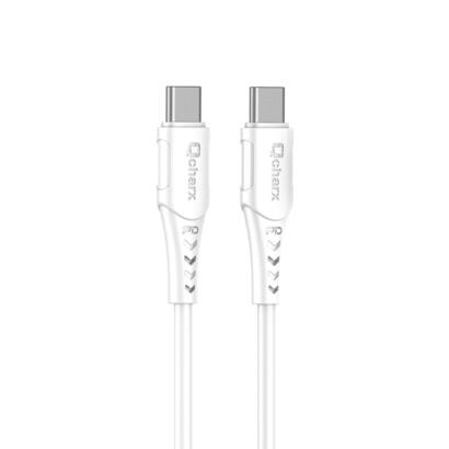 cable-qcharx-sofia-tipo-c-a-tipo-c-3a-60w-1-m-pvc-blanco