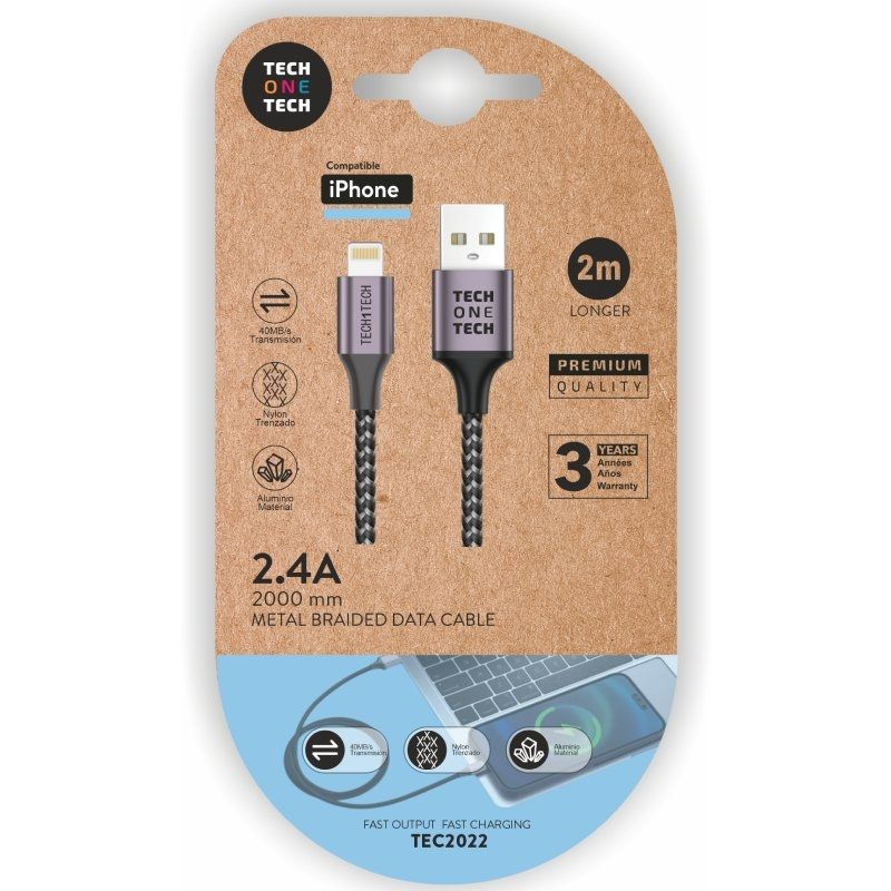 cable-usb-20-tech-one-tech-tec2022-usb-macho-lightning-macho-2m-gris