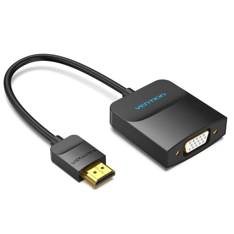 conversor-vention-42154-hdmi-macho-vga-hembra-15cm-negro