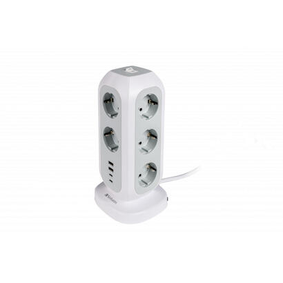 verbatim-regleta-eupt-01-cable-2m-blanco-11x-230v-ue-2x-usb-tipo-a-2x-usb-tipo-c