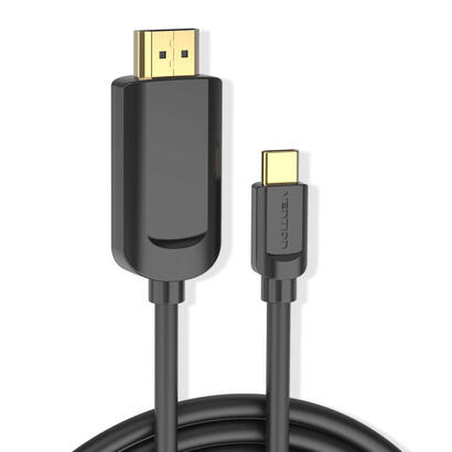 cable-conversor-hdmi-14-4k-vention-cgubg-usb-tipo-c-macho-hdmi-macho-15m-negro