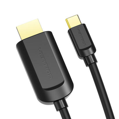 cable-conversor-hdmi-14-4k-vention-cgubg-usb-tipo-c-macho-hdmi-macho-15m-negro