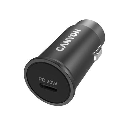 canyon-cargador-de-coche-c-20-pd-20w-usb-c-negro