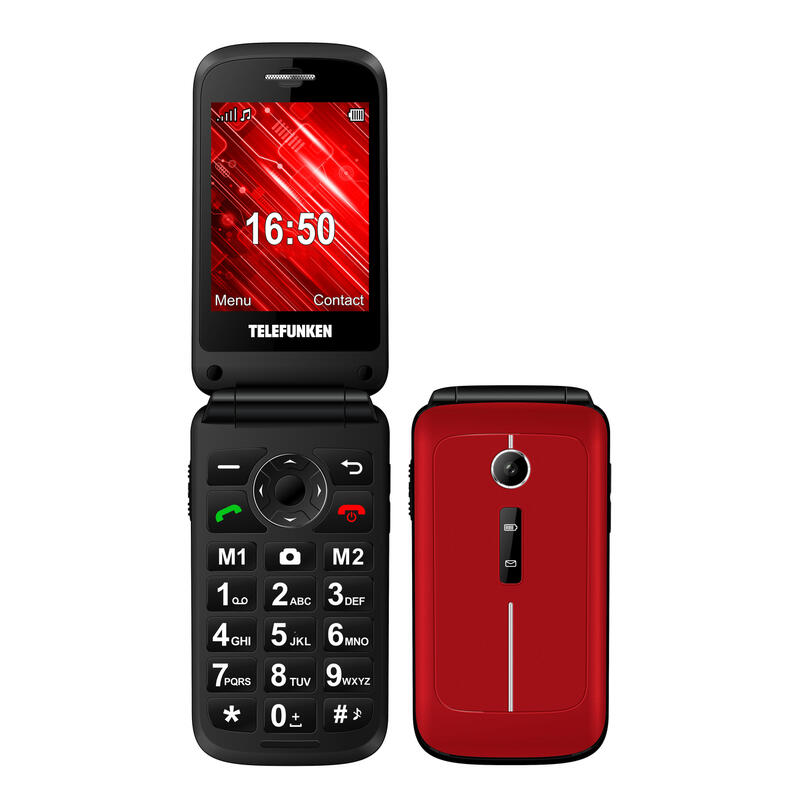 telefono-movil-telefunken-s430-para-personas-mayores-rojo