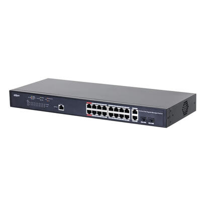 dahua-pfs4218-16gt-130-switch-poe-20-16-puertos-gigabit-2-combo-gigabit-rj45sfp-uplink-230w-manejable-layer2