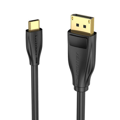 cable-conversor-vention-cgybf-usb-tipo-c-macho-displayport-macho-1m-negro