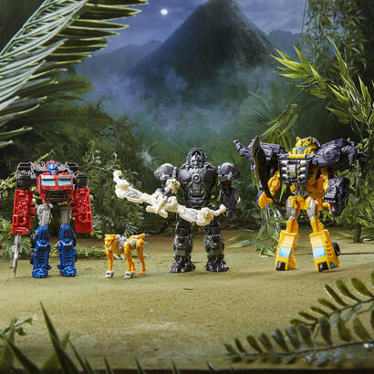 hasbro-transformers-rise-of-the-beasts-beast-weaponizers-optimus-primal-y-arrowstripe-mini-play-figura