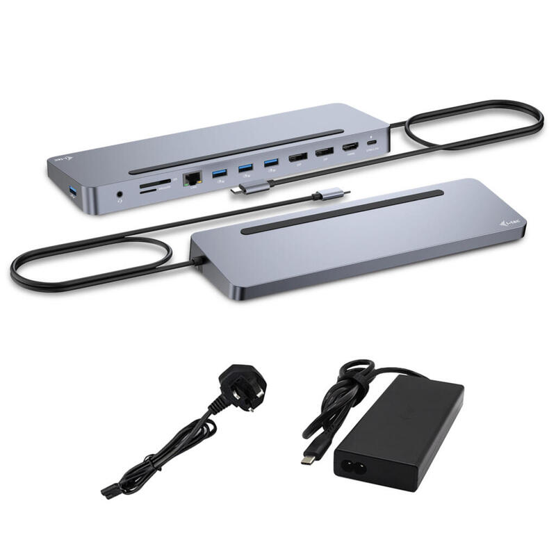 i-tec-usb-c-metal-ergonomic-4k-3x-display-2x-dp-1x-hdmi-lan-audio-power-delivery-100-w-i-tec-universal-charger-100-w