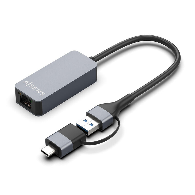 aisens-conversor-usb32-gen1-usb-ausb-c-a-ethernet-25g-1010010002500-mbps-15cm-gris