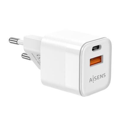 aisens-cargador-gan-20w-1xusb-c-pd30-qc40-1xusb-a-qc30-blanco