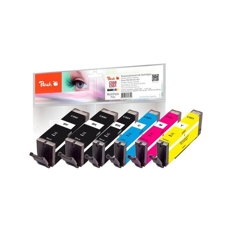 pack-de-ahorro-de-tinta-peach-plus-pi100-328-compatible-con-canon-pgi-550-cli-551-pi100-328