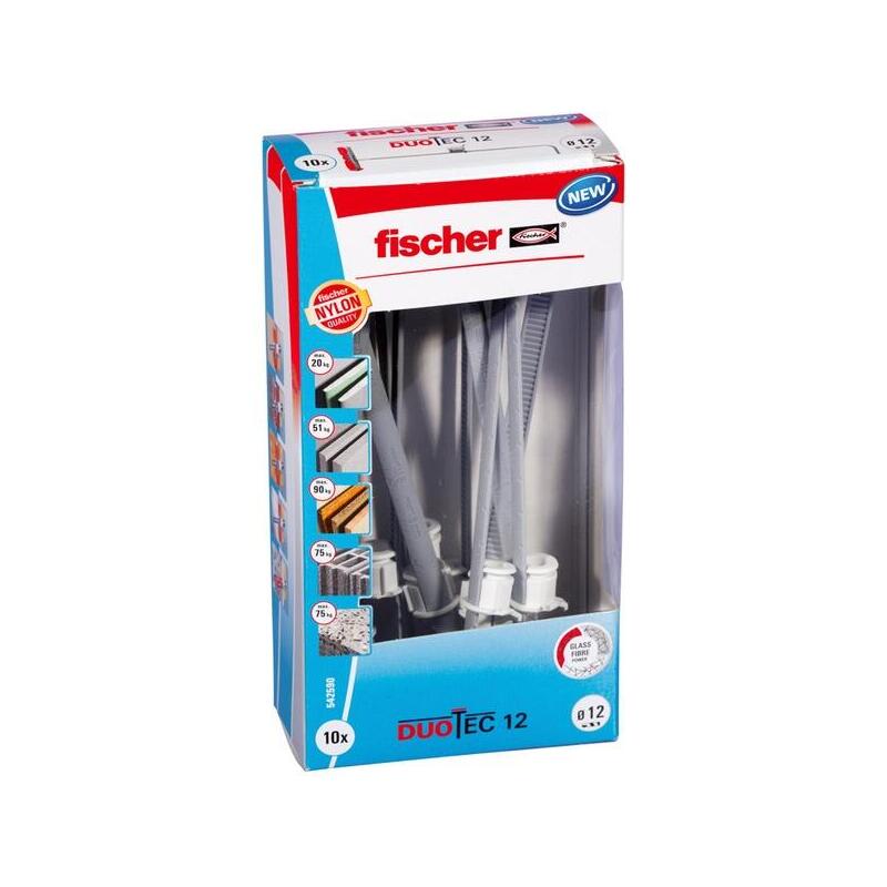 fischer-tacos-basculantes-duotec-12-ld-gris-clarorojo-10-unidades-542590
