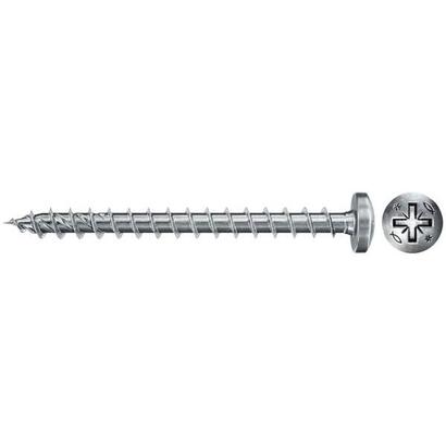 tornillo-para-aglomerado-fischer-powerfast-ii-50x40-pan-head-pz-100-piezas-rosca-completa-galvanizado-670446
