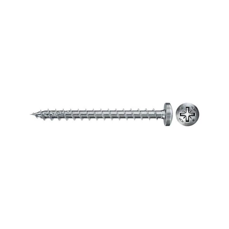 tornillo-para-aglomerado-fischer-powerfast-ii-50x40-pan-head-pz-100-piezas-rosca-completa-galvanizado-670446