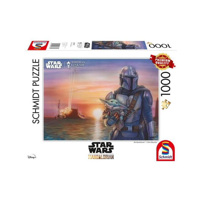 schmidt-spiele-thomas-kinkade-studios-star-wars-the-mandalorian-una-nueva-direccion-puzzle-1000-piezas