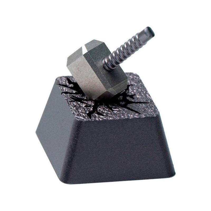 keychron-hammer-aleacion-de-aluminio-artisan-keycap-keycap-negroplata-at-1