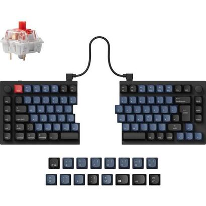 teclado-aleman-keychron-q11-gaming-negroazul-disposicion-de-keychron-k-pro-red-hot-swap-marco-de-aluminio-rgb-q11-m1-de