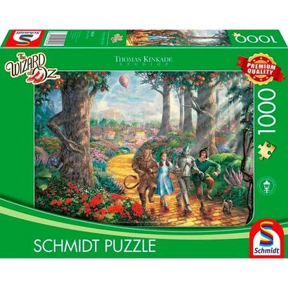 juegos-schmidt-thomas-kinkade-studios-the-wizard-of-oz-sigue-el-camino-de-ladrillo-amarillo-puzzle-1000-parts-58426