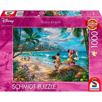 schmidt-minnie-y-mickey-en-hawaii-puzzle-de-1000-piezas-57528