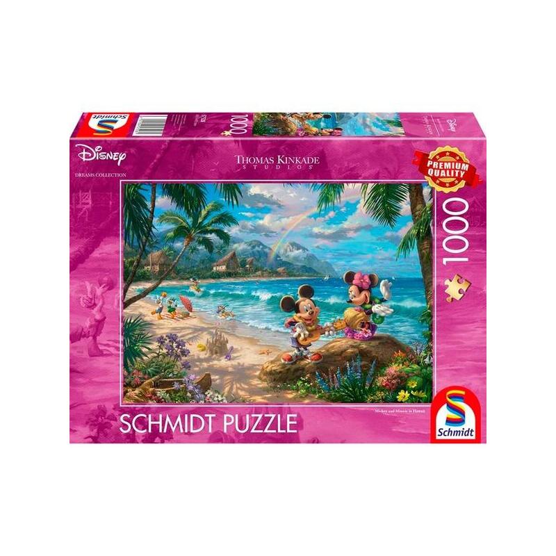 schmidt-minnie-y-mickey-en-hawaii-puzzle-de-1000-piezas-57528